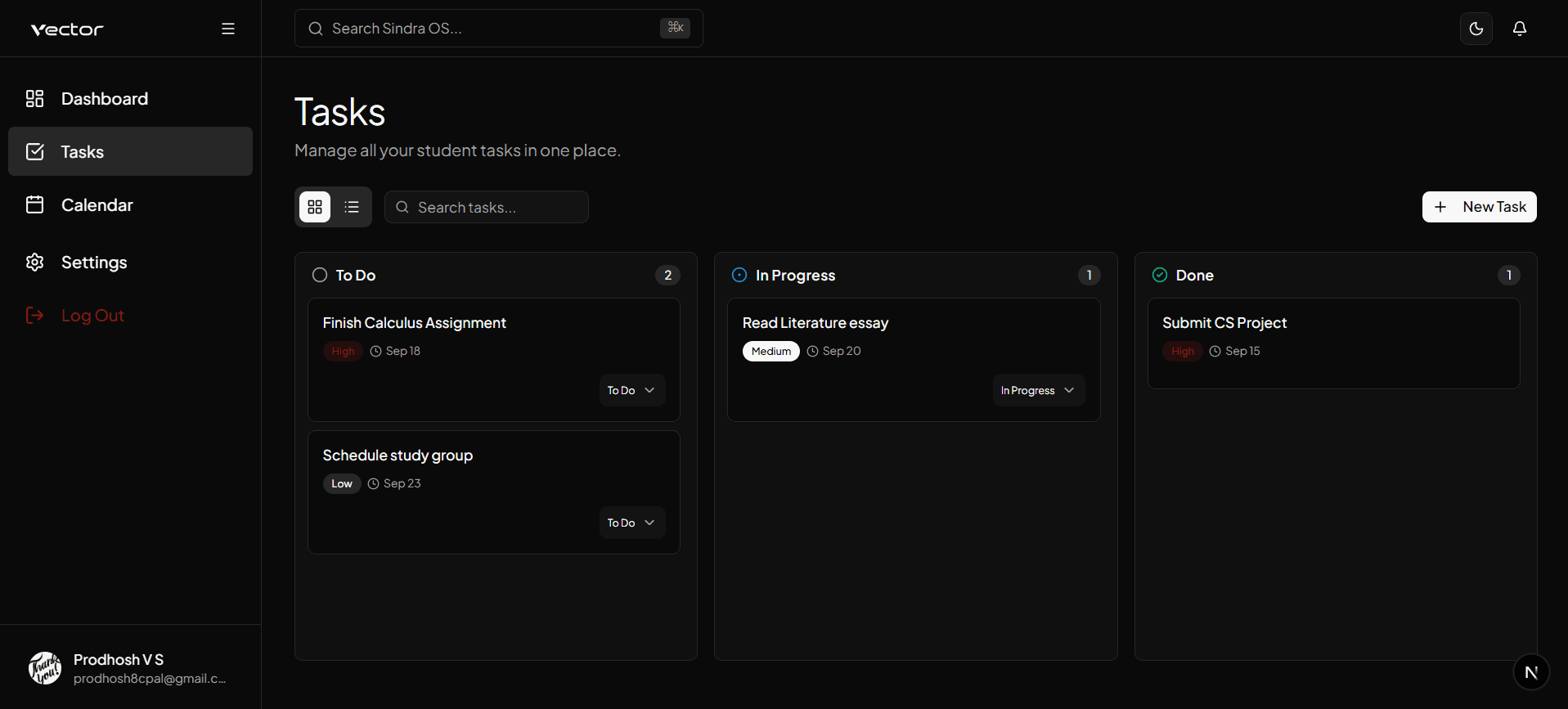 Tasks Desktop